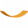 Qaba Planche D'equilibre 32,3\" Pour Enfants, Planche A Bascule Courbee, Apprentissage Prescolaire Termine, Jouet Montessori Waldorf, Pour 3 A 6 Ans, Jaune