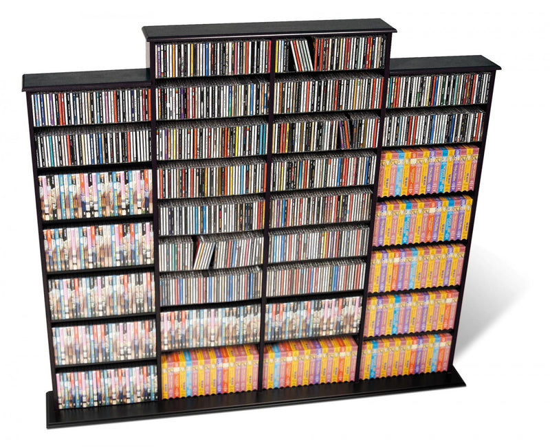 Etagere Multimedia A 34 Tablettes Reglables – Noir