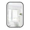 Miroir rectangulaire Hub de Umbra de 24 po x 36 po - noir