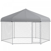 Pawhut Niche D'exterieur Pour Chien Avec Housse Impermeable Et Resistante Aux Uv Pour Chiens De Tail