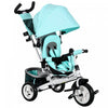 Qaba Tricycle Pour Tout-petits De 1 A 5 Ans Avec Poignee Parentale, Vert
