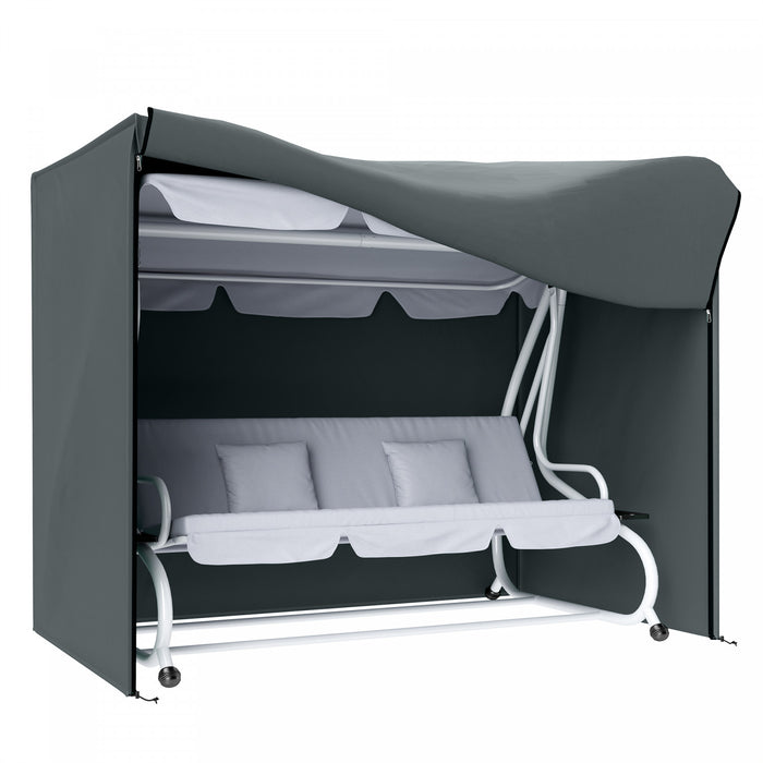 Outsunny Housse pour Balancelle de Jardin 3 Places, Impermeable 420D