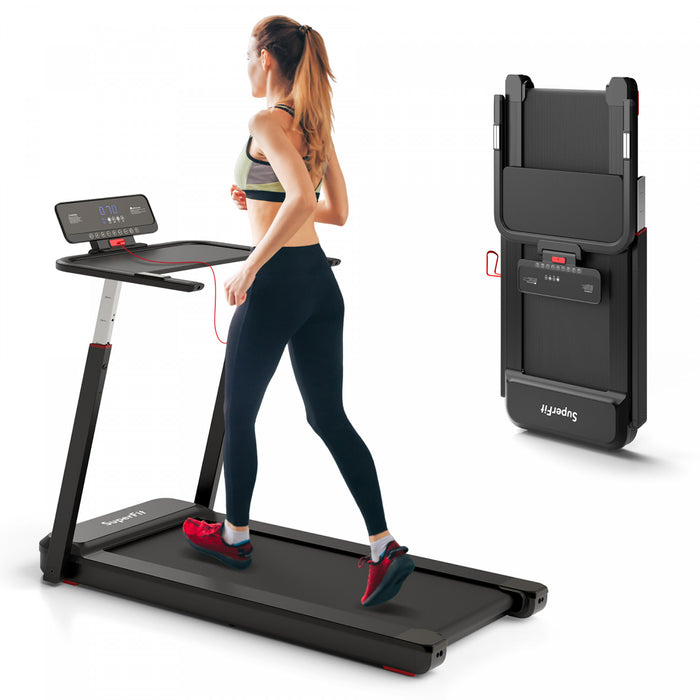 Superfit 3hp Machine De Course Pliant Tapis Roulant Hauteur Reglable App Tableau De Controle