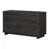 Fynn Commode 6 tiroirs Chêne gris, de Meubles South Shore
