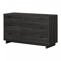 Fynn Commode 6 tiroirs Chêne gris, de Meubles South Shore