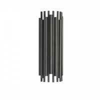 Grande applique murale Weslyn de Dainolite avec fini noir mat et 2 ampoules