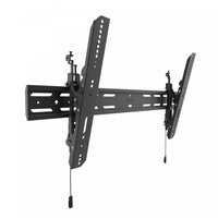  Support mural inclinable discret Kanto PT400 pour televiseurs de 40 a 120 pouces, noir
