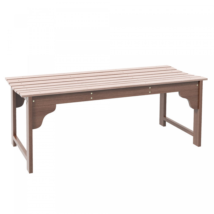 Outsunny Tabouret De Jardin Avec Siege A Lattes Banc De Porche, Naturel