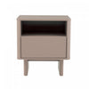 Table de nuit Ella Modern 20\" en moka (1 tiroir)