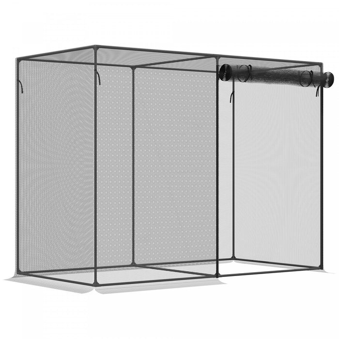 Outsunny Cage De Culture 6 X 3 Pieds, Noir