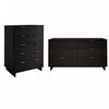 Ensemble de commode moderne Granville 2 pieces en noir