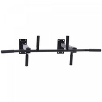 Soozier Barre De Traction Murale Station De Musculation Montee Au Plafond Gym A Domicile Noir
