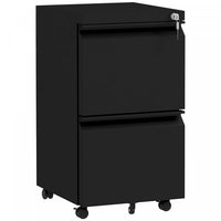 Vinsetto Classeur Vertical A 2 Tiroirs Pour Lettre A4 Format Legal