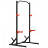 Soozier Support De Squat Reglable Avec Barre De Traction Et Support De Plaque De Poids, Support D'halteres Multi-fonction Halterophilie Pour Gym A Domicile