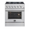 Cuisiniere a double combustible Marco 30 po en acier inoxydable, 4.32 pi³ - FFSGS6197-30