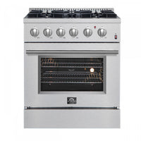 Cuisiniere a double combustible Marco 30 po en acier inoxydable, 4.32 pi³ - FFSGS6197-30