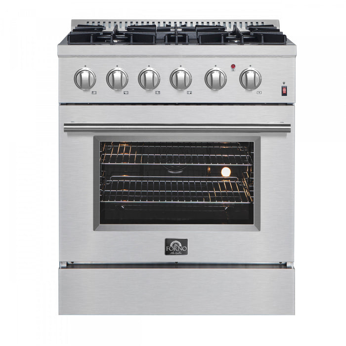 Cuisiniere a double combustible Marco 30 po en acier inoxydable, 4.32 pi³ - FFSGS6197-30