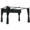 Outsunny Pergola Outdoo 10' X 13' Avec Auvent Et Rideaux Retractables