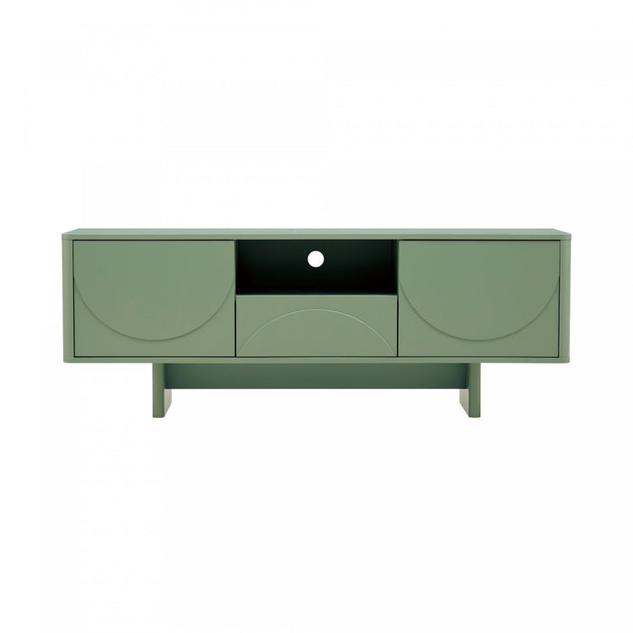 Meuble TV Ella Modern 59\" en vert sauge