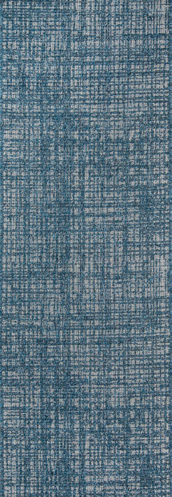 Tapis Contemporain Nayah 2'0\" x 10'0\" en Bleu