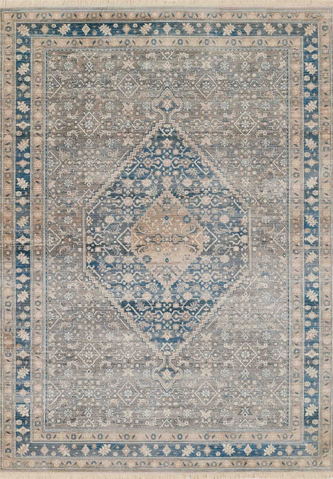 Tapis Traditionnel Lucia 8'0\" x 10'0\" en Bleu