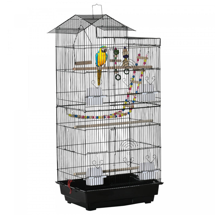 Cage A Oiseaux De 39 Po Pour Perruches Et Petits Oiseaux