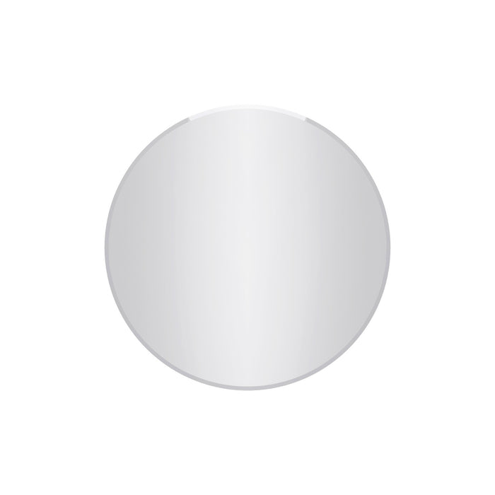 Lathe Miroir Rond Sans Cadre de 30 Pouces Chrome