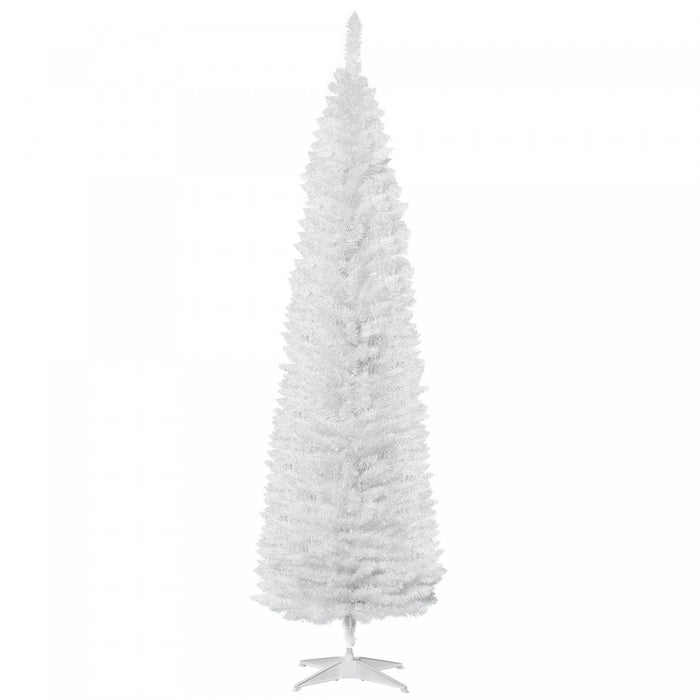 Homcom Arbre De Noel Artificiel Mince De 7 Pieds 499 Branches