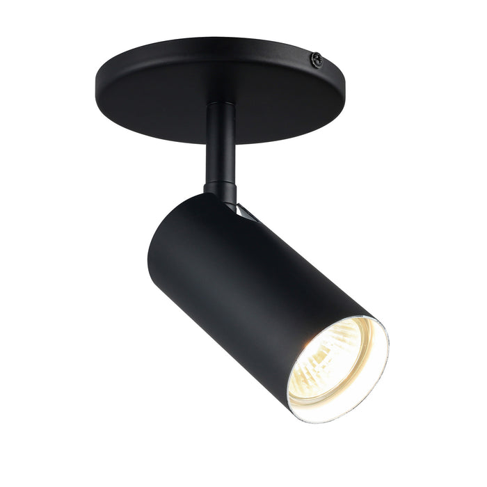 Projecteur Stanly de Dainolite avec fini noir mat et 1 ampoule