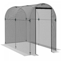 Outsunny Cage De Culture, Tente De Protection Des Plantes De 4' X 8', Noir