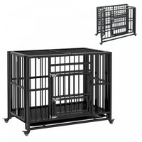 Pawhut Cage Pour Chien Robuste De 37