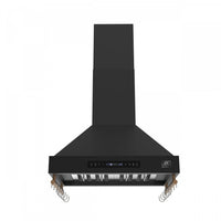  Hotte de cuisiniere murale Venezia de 30 po, noir-FRHWM5503-30BLK