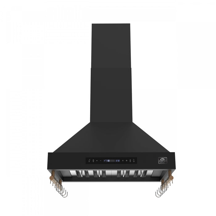 Hotte de cuisiniere murale Venezia de 30 po, noir-FRHWM5503-30BLK
