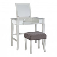 Ensemble de coiffeuse Harper - argenté