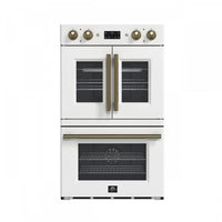 Four mural electrique double Asti 30 pouces, blanc, 7,36 pi³ - FBOEL1340-30WHT