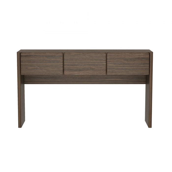 Console moderne Linda en noyer brun