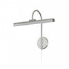 Lampe pour affichage d’image de Dainolite avec fini chromé satiné et ampoule de 24 W