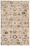 Tapis Lavable/Traditionnel Lunelle 5'0\" x 7'6\" en Gris