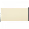 Outsunny Ecran De Confidentialite Pliant Pour Auvent Lateral 118 X 63 Creme
