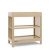 Table a langer Graco Teddi avec matelas a langer resistant a l’eau – Bois flotte