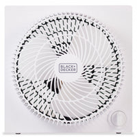  Ventilateur de table sans cadre BLACK+DECKER serie BFP, 9 pouces, 3 vitesses, BFB09W, blanc