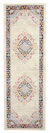 Tapis de Couloir Traditionnel Lea 2'8\" x 8'2\" en Ivoire