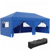 Outsunny Tente Exterieure Facile A Plier Gazebo De Fete 10'x20', Bleu