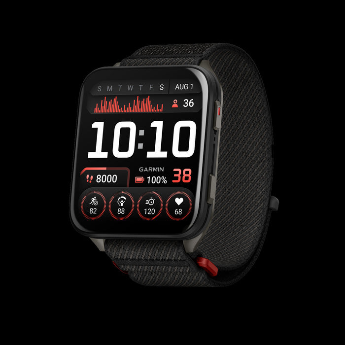 Montre intelligente Garmin Venu X1 noire grande - Accessoire de fitness, lentille en saphir AMOLED, cartes de golf, entraineur Garmin, score d'endurance, navigation TopoActive