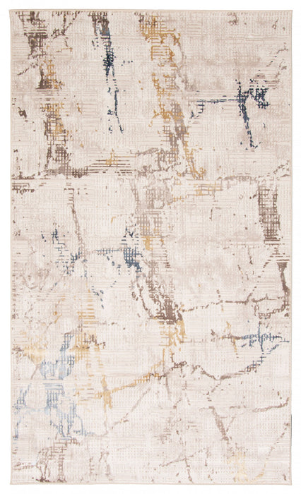 Carpette Jane ivoire - 5 pi 0 po x 8 pi 0 po 
