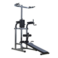 Soozier Tour D'alimentation Multifonction Avec Station De Dips Banc Assis Barre De Traction Combo Ex