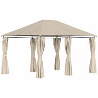 Outsunny 13'x 10' Terrasse Exterieure Gazebo Pavillon De Jardin Arriere-cour Auvent Tente De Fete Ab