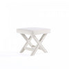 Banc d’appoint Abigail style milieu du siecle moderne en velours creme