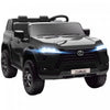 Qaba Voiture Electrique Lexus Gx550 Sous Licence, 12v Avec 2 Places, Noir