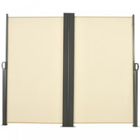 Outsunny Auvent Retractable Double 236